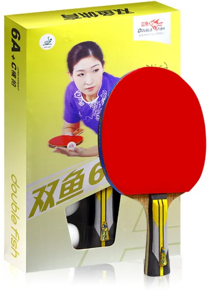 Double Fish 6A+ Raqueta de tenis de mesa