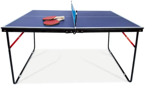 Odin Mesa de Ping Pong 137x76x67cm - 12mm MDF - incluye 1 red, 3 pelotas y 2 palas