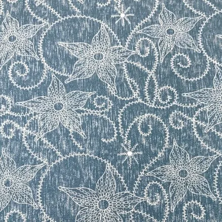 Tela vaquera 145cm 50 Flor - 50cm
