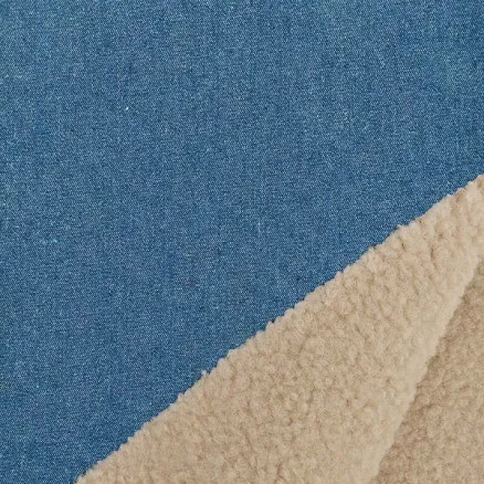 Tela vaquera con pelo 150cm 007 - Azul