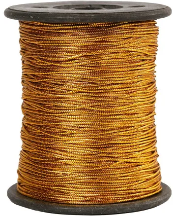 Hilo, dorado, grosor 0,5 mm, 100 m/1 rollo.