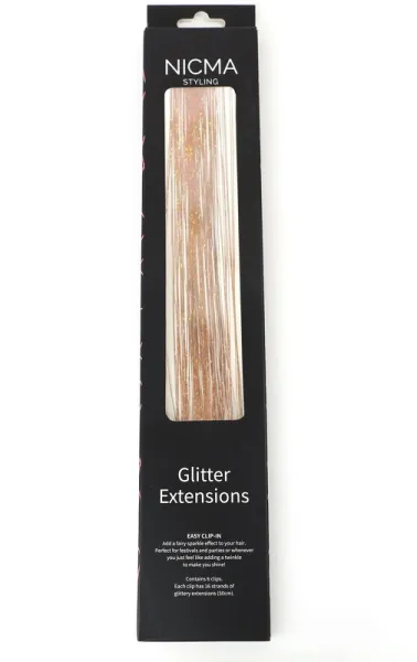 NICMA Styling Glitter Extensions - Cobre