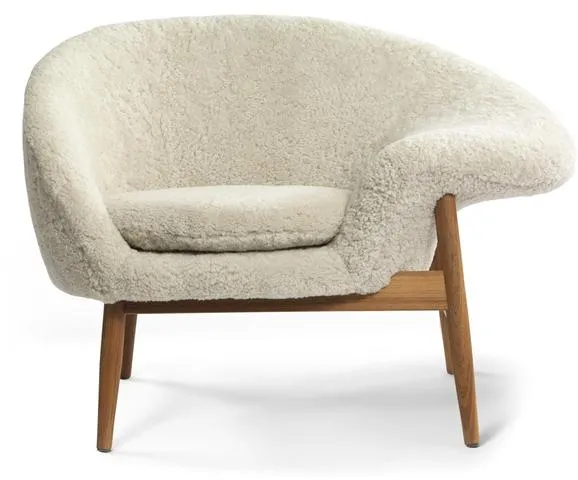 Warm Nordic Fried Egg Derecha Sillón de Oveja Moonlight