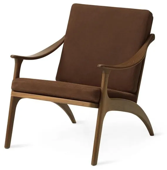 Warm Nordic Lean Back Sillón de Teca/Nabuk Terra