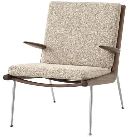 &Tradition Boomerang HM2 Sillón Nogal/Karakorum 003/Acero