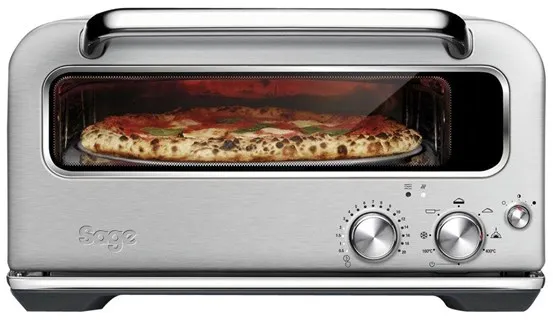 Sage SPZ820BSS4EEU1 the Smart Oven Pizzaiolo - horno para pizza - acero inoxidable cepillado