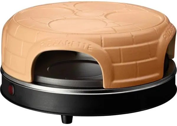 Emerio PO-113255.4 - horno de pizza/raclette - terracota naranja
