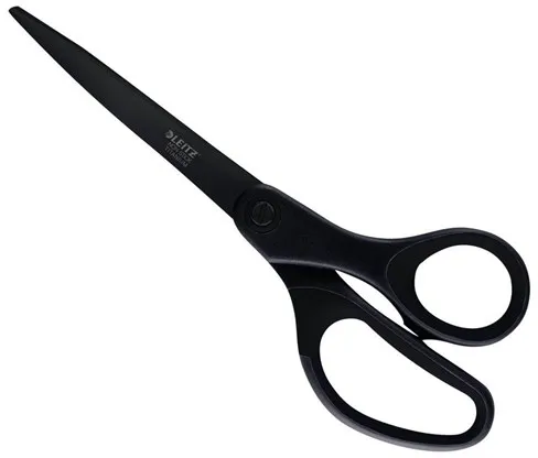 Leitz Titanium Tijeras antiadherentes 205 mm, negro
